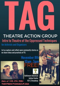 2.TAG Intro to Theatre of the Oppressed Flyer